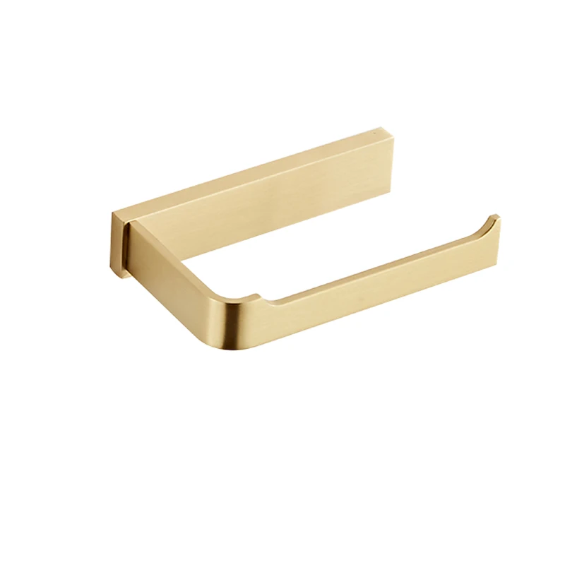 Brass Brushed Paper Towel Holder Bathroom Roll Paper Holder Creative Toilet Paper Rack Bathroom Accessories Toilet Paper Holder