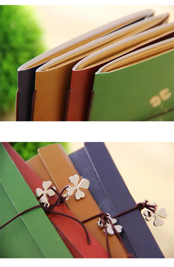 Lucky Clover блокнот ежедневный Блокнот записная книжка блокнот маленькие школьные принадлежности для детей Корея креативные канцелярские принадлежности