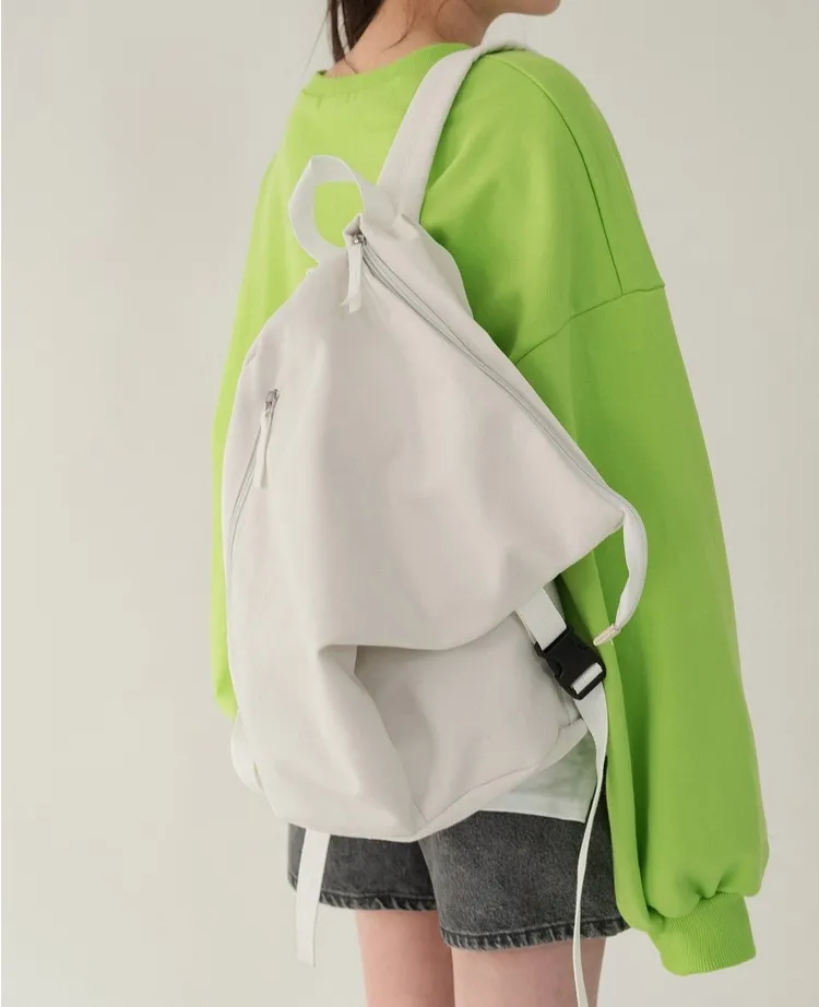 Одноцветная многофункциональная сумка холщовый рюкзак для женщин Mochila школьная сумка для путешествий Рюкзаки Школьный рюкзак для девушек
