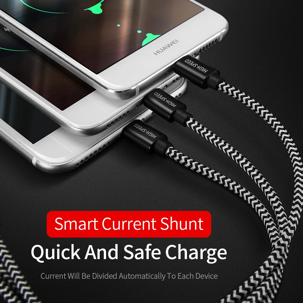 DUX DUCIS USB кабель для iPhone зарядное устройство usb type C Micro samsung Xiaomi быстрой зарядки шнур