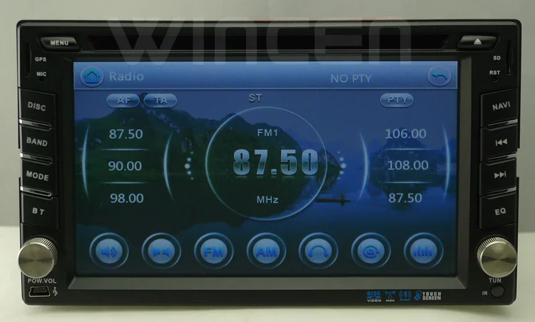 6 2 &quot1080p Автомобильный DVD GPS плеер для Din Универсальный С A10 + двухъядерный Iphone 5/6