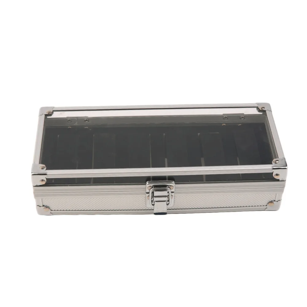 2017 NEW 6 Grid Insert Slots Jewelry Watches Display Storage Box Case Aluminium Watch Decoration | Дом и сад