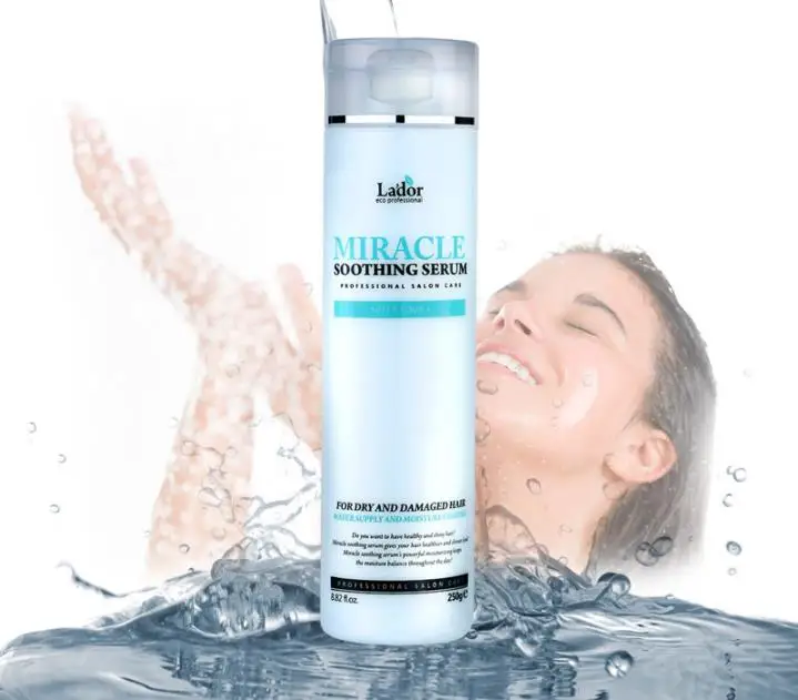 LADOR Miracle Успокаивающая сыворотка 250 г восстановление повреждений восстановление мягких волос увлажнение всех типов волос кератин Уход за волосами и кожей головы