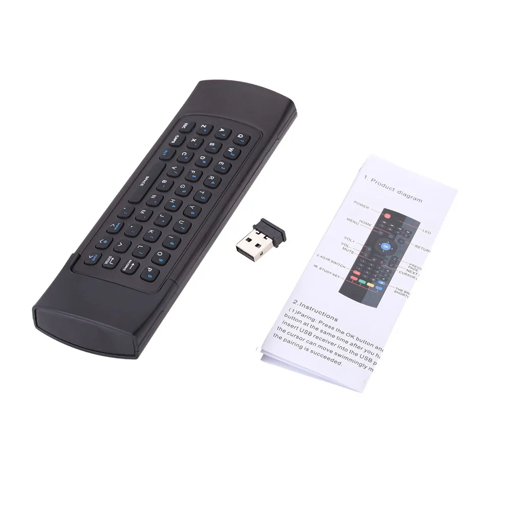 Пульт дистанционного управления 2 4G Air Mouse беспроводная клавиатура для XBMC Android Mini PC