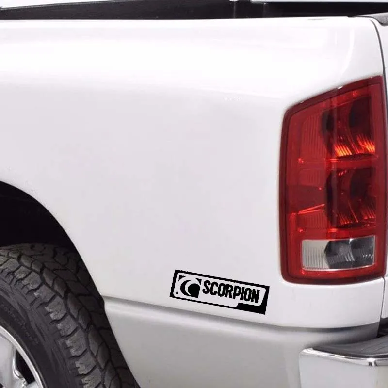 YJZT 15 8 см * 4 6 доблестный Скорпион ослепительный автомобильный стикер хищник