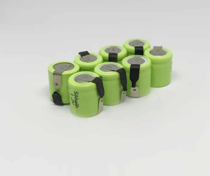 Saleaman 8 шт KX Оригинальный Новый 1 2 В 1/3AA 500 мАч Ni-MH 1/3 AA Перезаряжаемые Батарея с