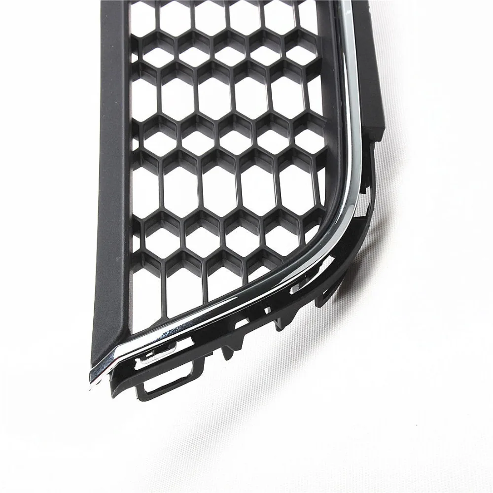Chrome Honeycomb Front Bumper Center Radiator Lower Grille Cover For VW Jetta MK6 2011-2014 Sedan 5C6853677 Not Fit GLI or Wagen |