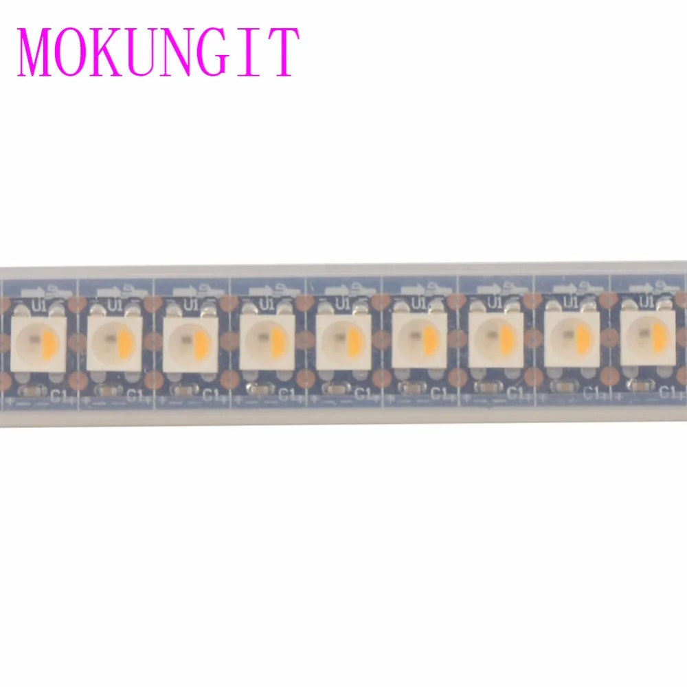 Mokungit 1 м SK6812 RGBW RGBWW 144 светодиодов/м 5050 SMD гибкая светильник вая лента IP20