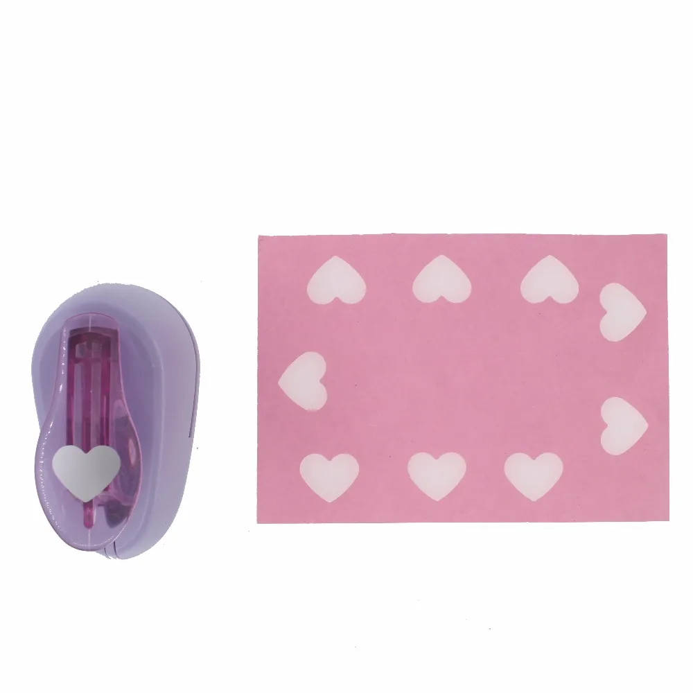 

Heart Shaped Paper Punch Hole Puncher Scrapbook Handmade Cutter Card; Heart Width about: 1.5cm/0.59"