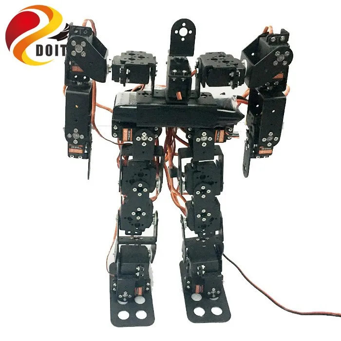 17DOF Biped робот-гуманоид Обучающий робот комплект сервопривода кронштейн шариковый