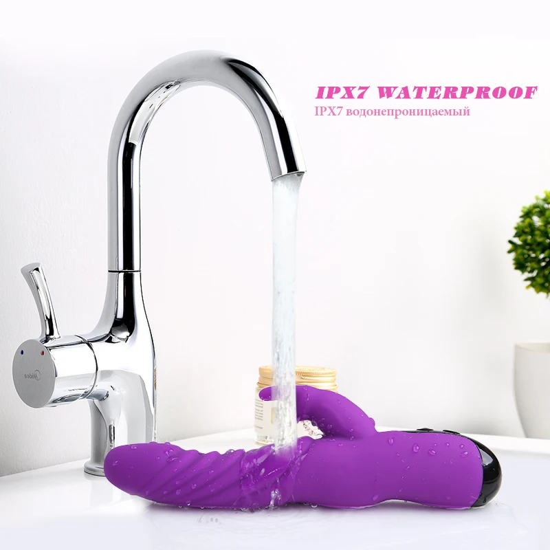 Силиконовый фаллоимитатор больших размеров вибратор USB зарядка G Spot кролик