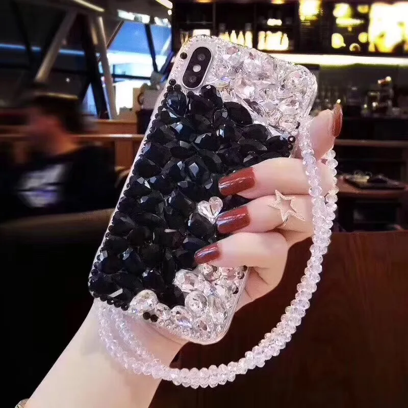 3D Кристалл DIY алмаз для Samsung Galxy C5 C7 Pro C8 C9 C10 со стразами блестящий чехол накладка