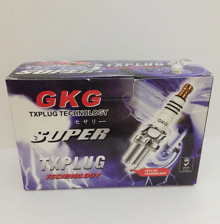 Горячая GKG иридиевая Свеча зажигания BR8HIX 4 шт. для BR8HS BR8HS-10 BR8HS10 BR8HV BR8HVX BR8HSA E8RTC IWF24 W24FS-GU W24FS-ZU W3AP W3AS