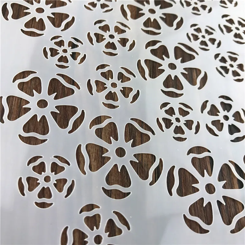 6 дюймов DIY цветок животное пластмассовый трафарет для торта Плесень кружевной коврик спрей цветок для настенная живопись Кекс Украшение выпечки инструмент формы