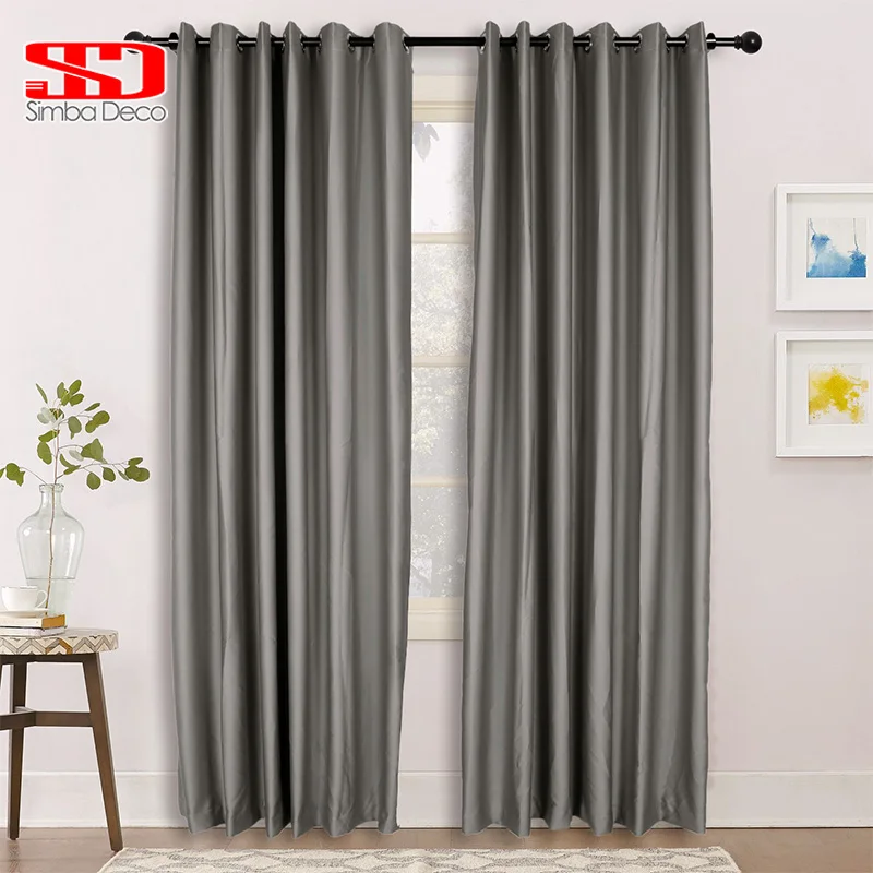 Современные однотонные плотные шторы для гостиной желтые занавески спальни