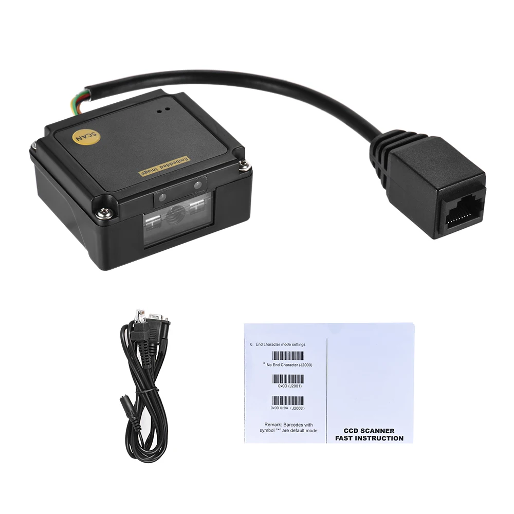 Встроенный 1D модуль считывания штрихкодов CCD сканер двигателя с интерфейсом RS232