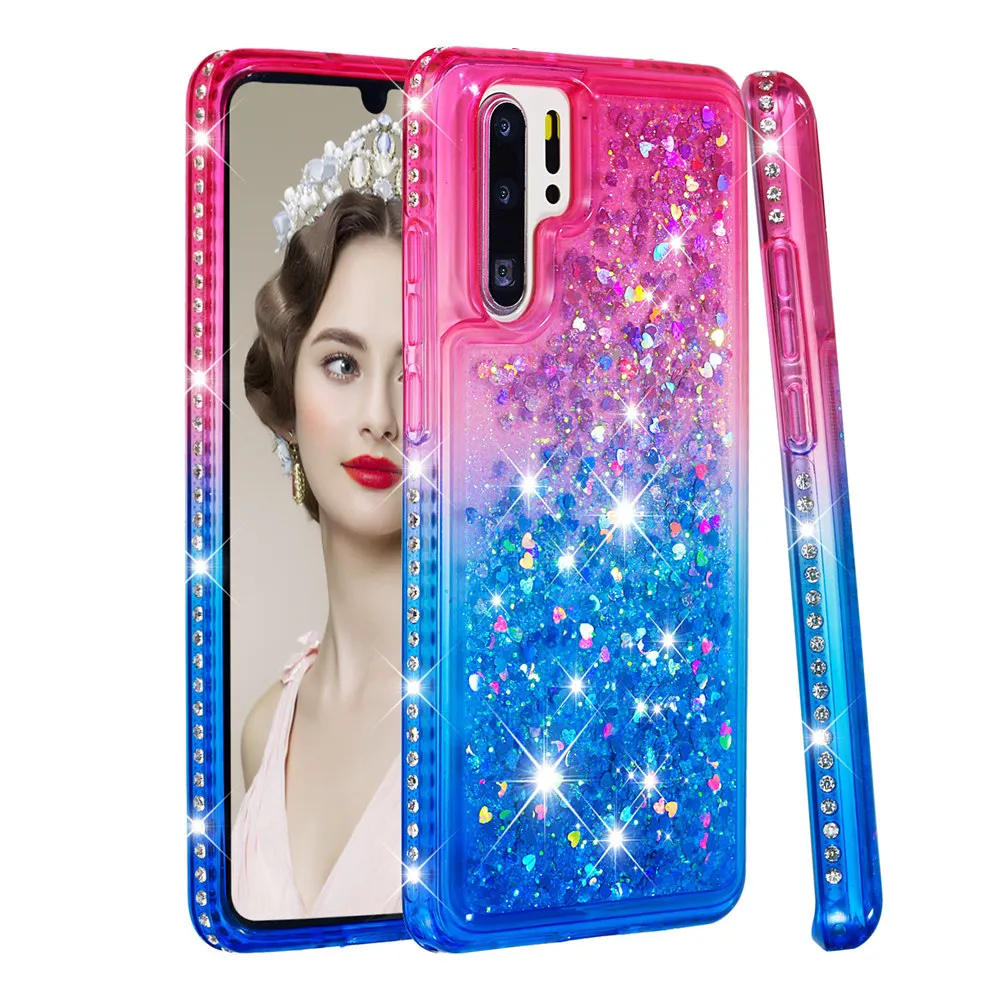 Для Huawei P30 Lite Pro Honor 10 8A Y6 Y7 P Smart Plus 2019 роскошный чехол с алмазным градиентом и