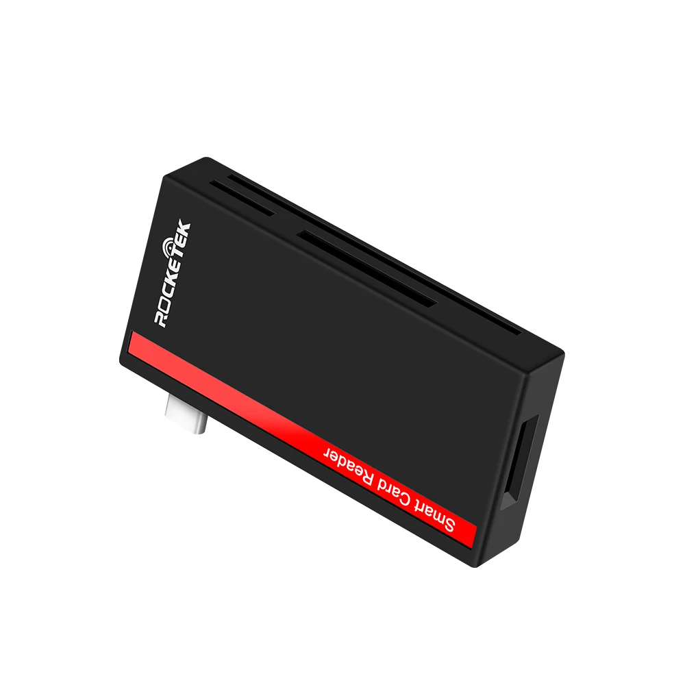 Rocketek тип-c USB C 3,0 мульти смарт-кард-ридер SD/TF micro SD память, ID, банковская карта, sim cloner разъем адаптера компьютера ПК