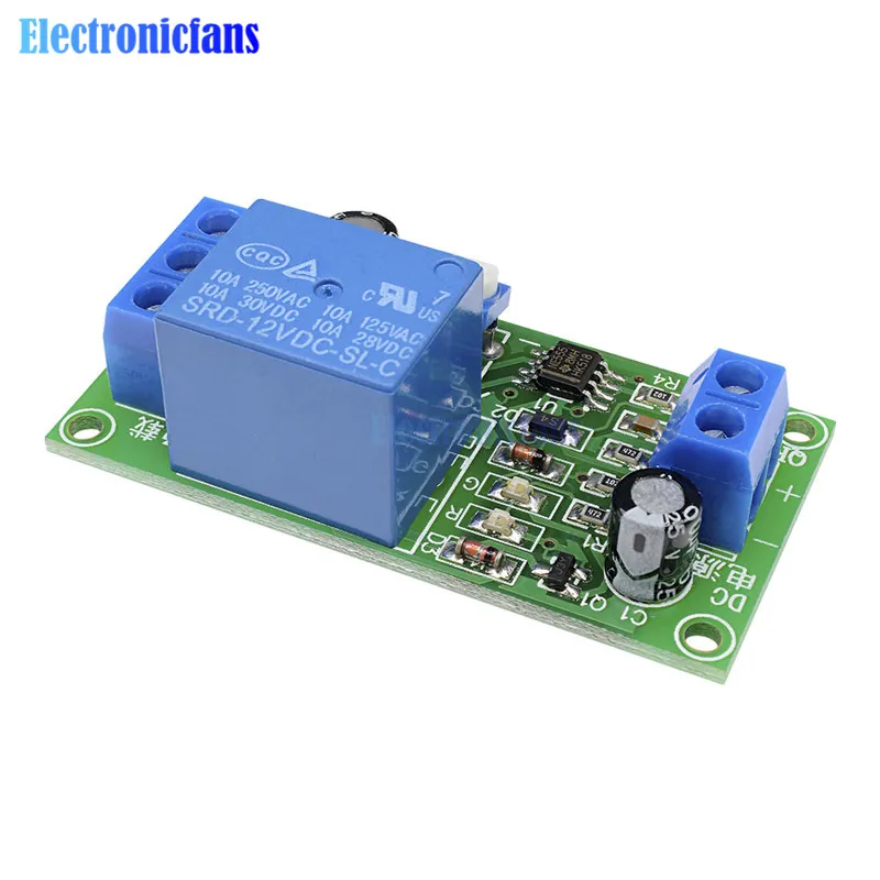 NE555 DC 12V переключатель таймера задержки проводимости Регулируемый Модуль реле