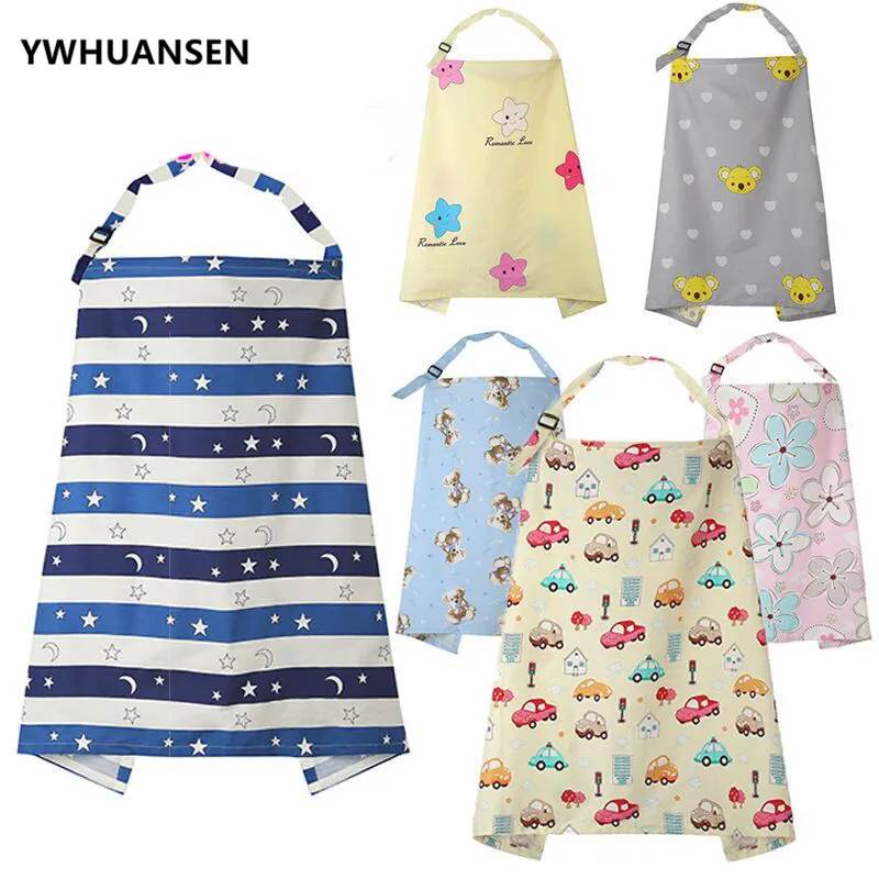 YWHUANSEN 100*70 см милый мультяшный плащ для новорожденных кормления младенцев мам