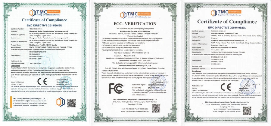 FEELWORLD FW759 7 дюймов для однообъективной цифровой зеркальной фотокамеры камера полевой монитор 4K HDMI AV вход ips HD 1280x800 ЖК-дисплей видео помощь для Sony Nikon Canon