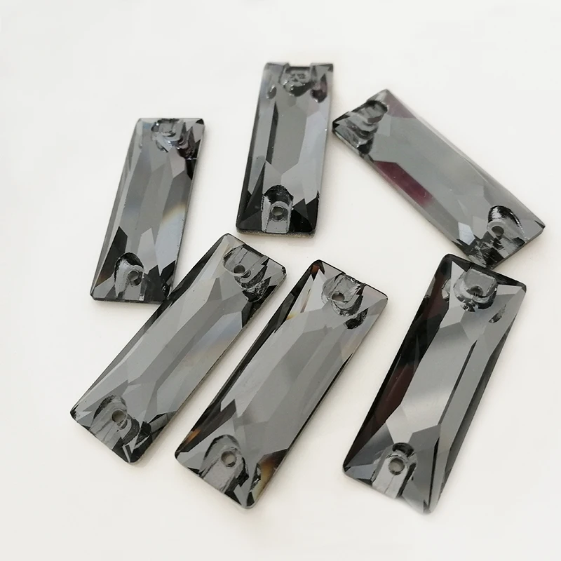 YANRUO 3255 космический багет всех цветов пришитые камни стеклянные стразы плоские с оборота стразы для шитья камни для одежды
