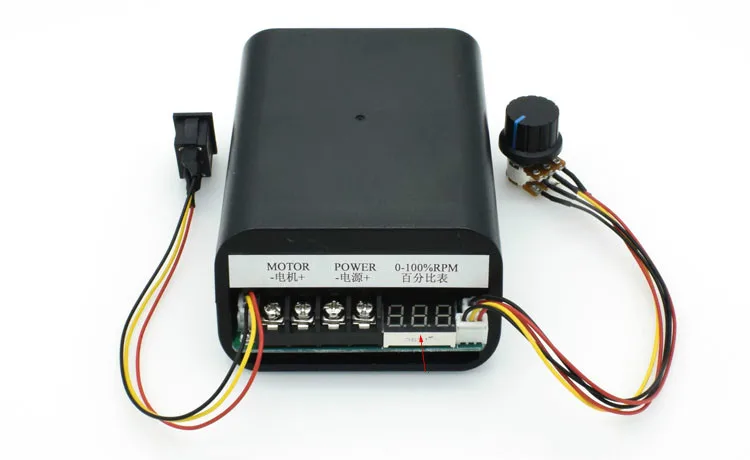 40A DC10-55V двигатель губернатора двунаправленный перевернутый Электропривод с дисплей тахометр с воздушным охлаждением рассеивания тепла(6,3