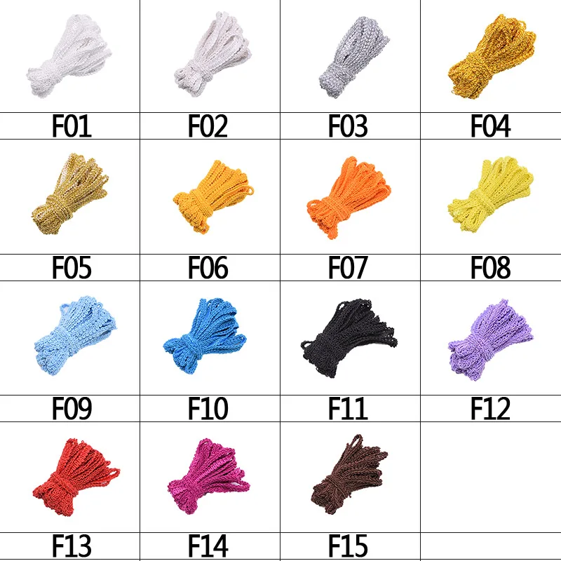 Изогнутая кружевная отделка 5 м цельнокроеная плетеная лента ткань ручной работы