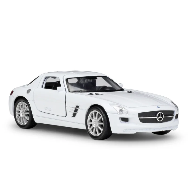 1:36 Welly Benz SLS AMG игрушки из сплава отлитые под давлением модели автомобиля|Наземный