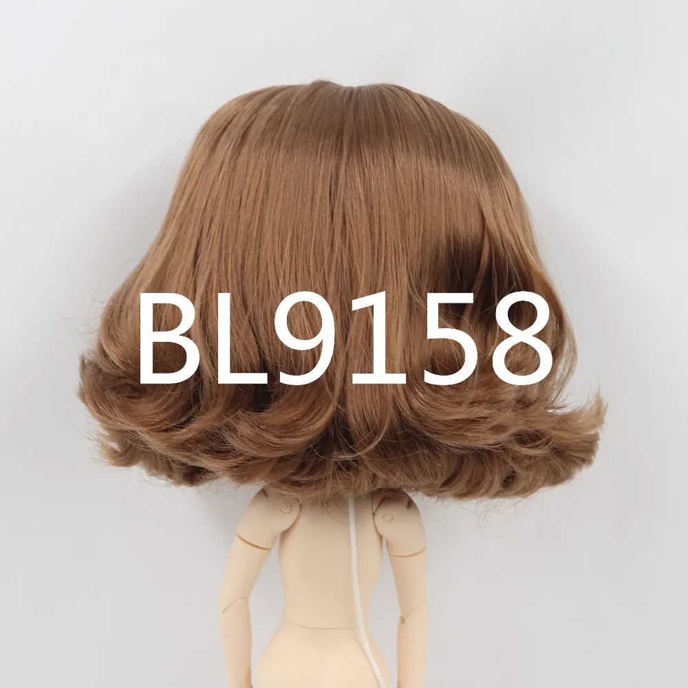 Blyth кукла ледяной парик только rbl головы и купол короткие волосы для пользовательских кукла DIY аксессуар