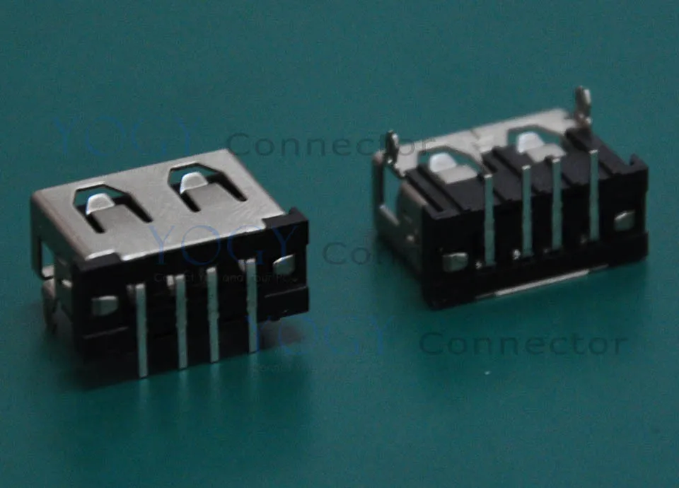 (20 шт./лот) гнездовая розетка с коротким штекером USB 10 мм обычно используется в