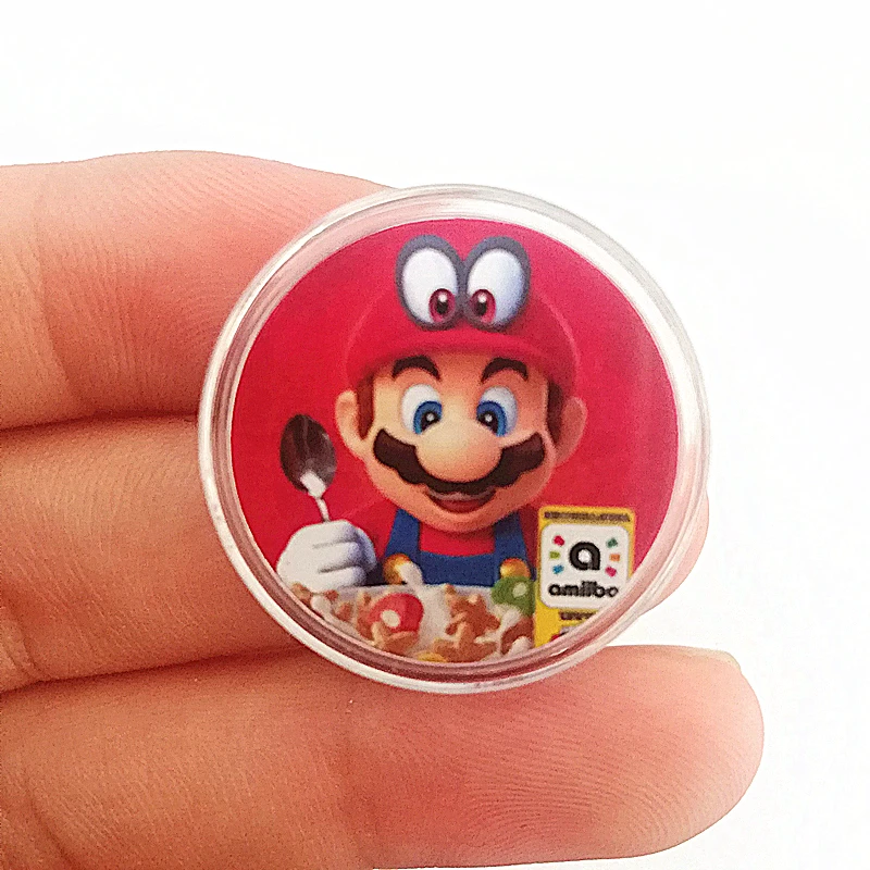 1 шт. Супер Марио злаки NFC карты Amiibo напечатаны коллекция монет тег злаки вкусные