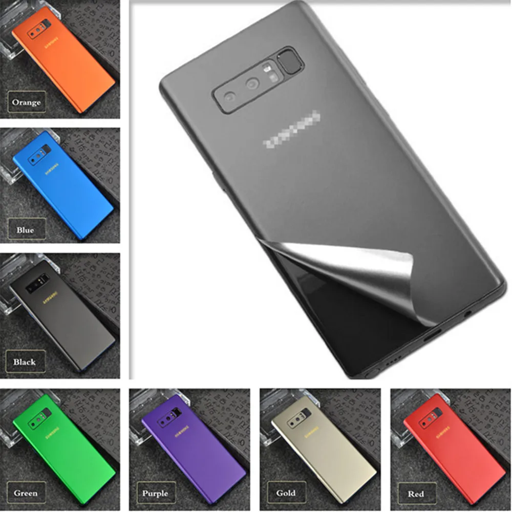 Чехол для телефона Samsung Note 8 S8 S9 Plus полноразмерные наклейки пленка из фольги со