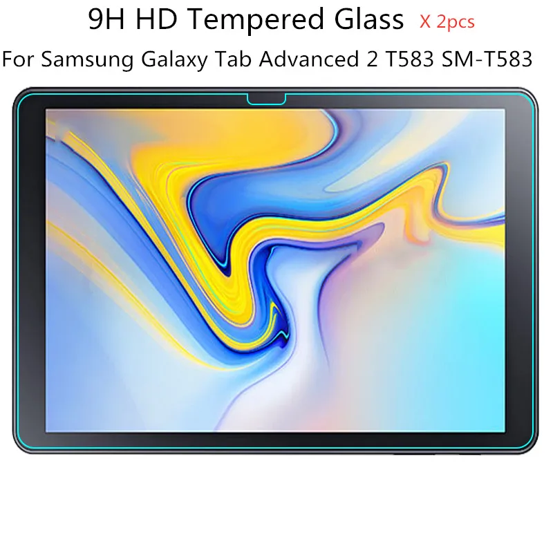 2 шт. Взрывозащищенное закаленное стекло для Samsung Galaxy TAB Advanced 10 1 T583 SM Планшет