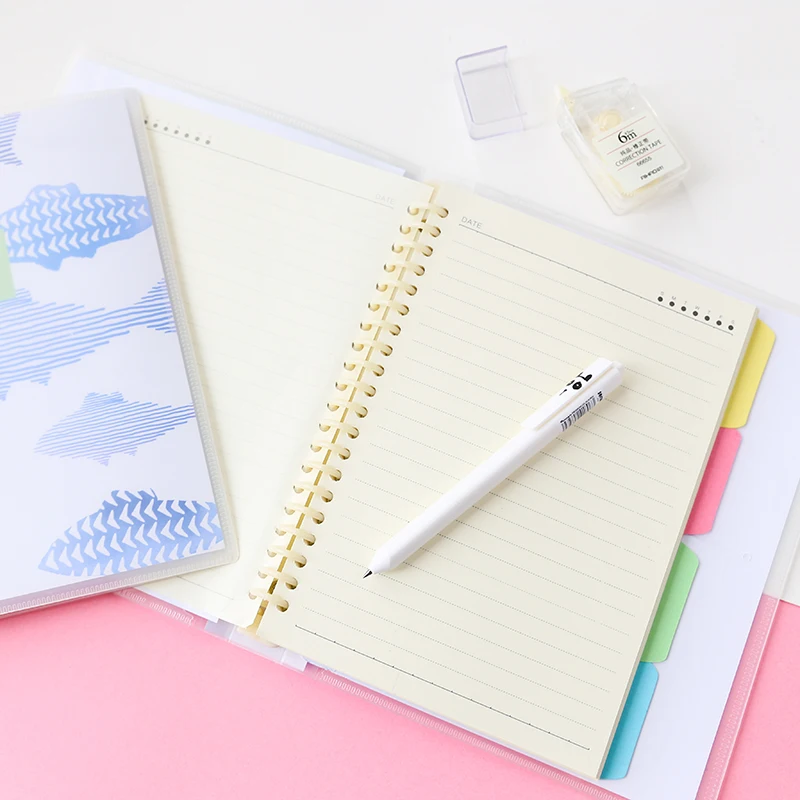 Милый творческий A5 Тетрадь планировщик Diary Line Бумага блокнот для студентов Школа