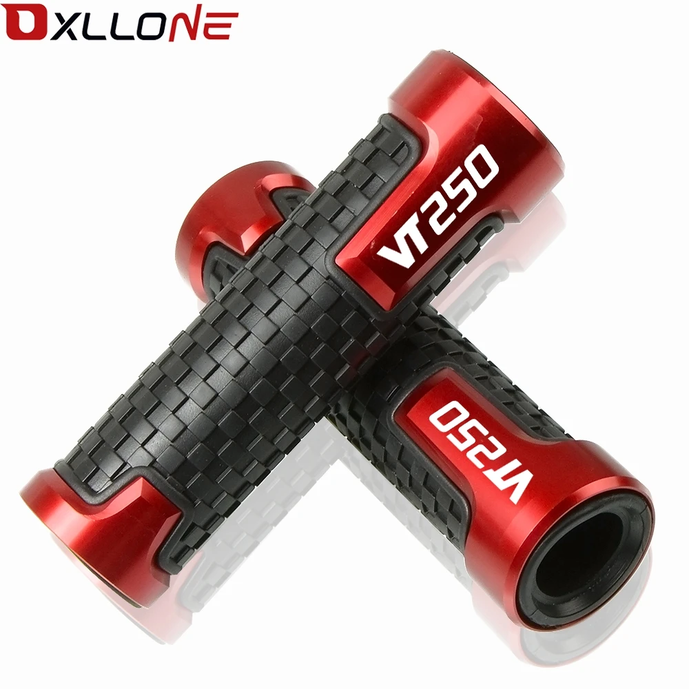 Hand bar parts Universal CNC Aluminum Accessories Motorcycle Handle Bar 7/8&quot22mm Motorbikes Grips For Honda VT250 MC20(SPADA) |