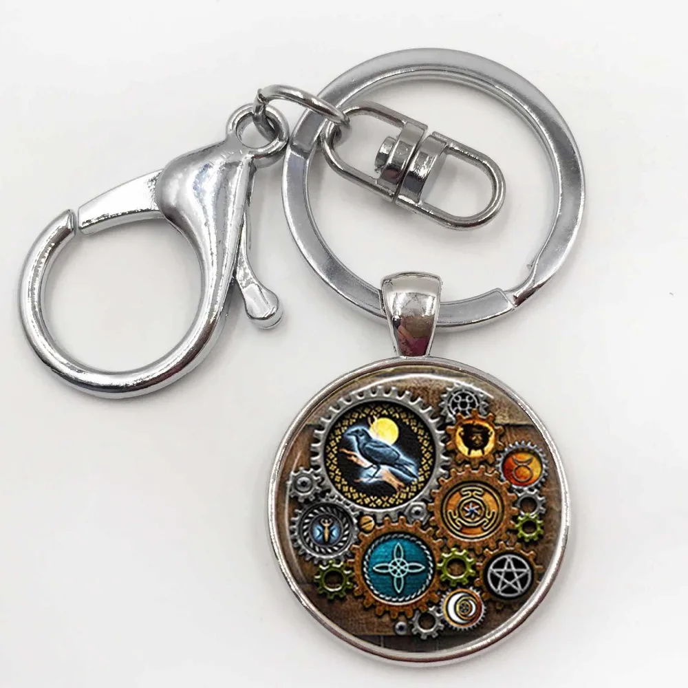 1 пара ожерелье в стиле стимпанк с изображением ведьмаков | Украшения и