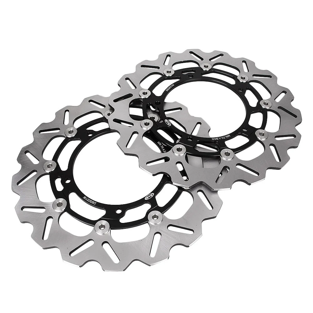 Роторы переднего тормозного диска для Yamaha YZF R6/R1 &amp FAZER 8 ABS FZ8 XTZ SUPER TENERE 1200 Pair