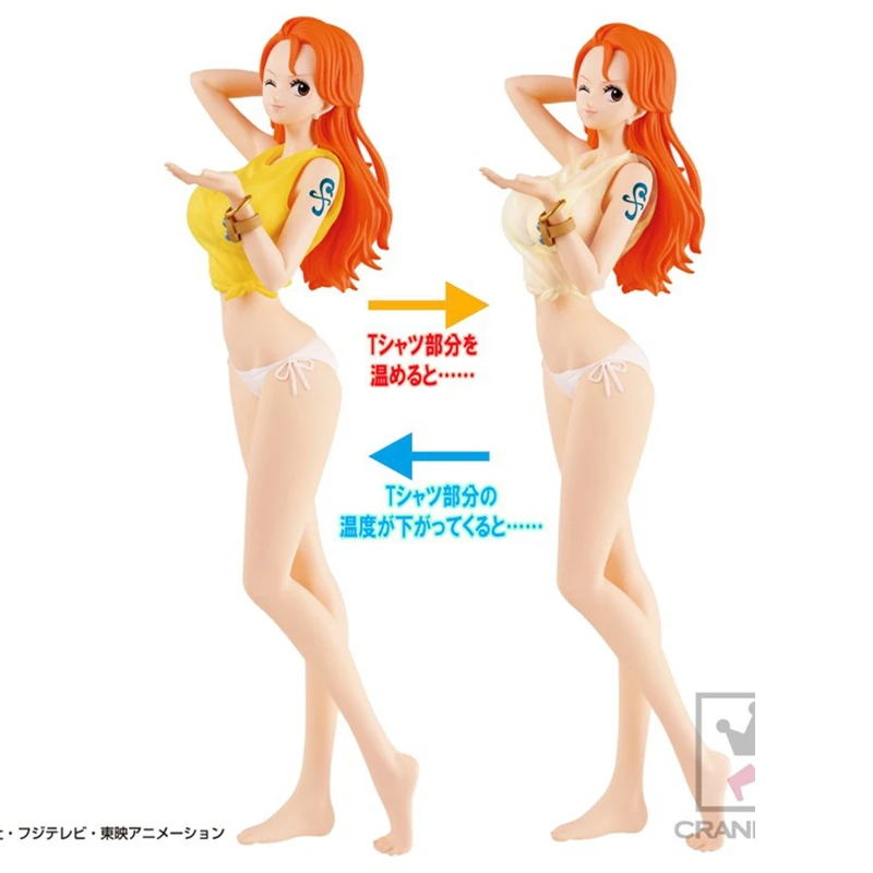 WSTXBD оригинальные BANPRESTO One Piece OP Hot Cold CII экшн фигурка нами игрушки Фигурки Модели