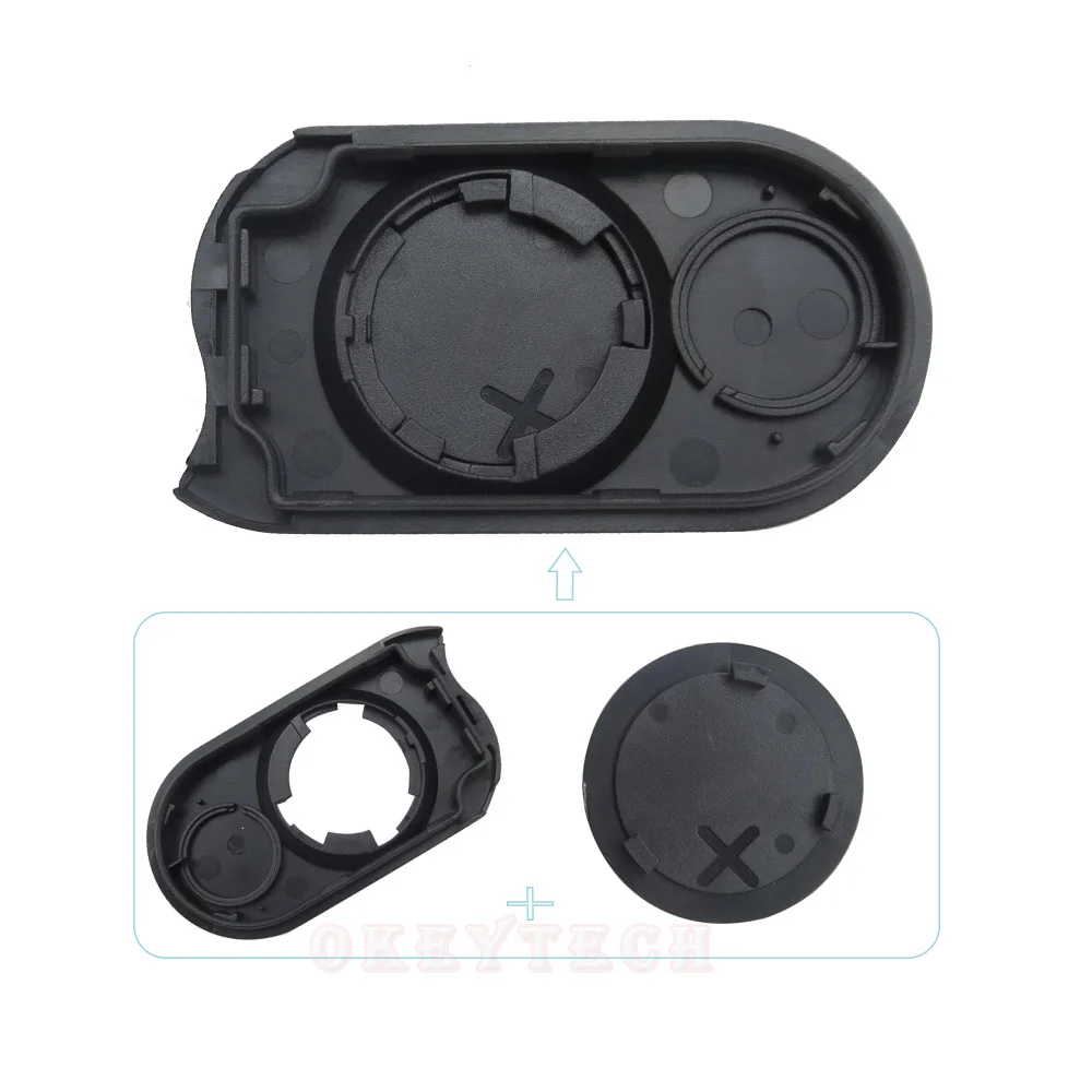 OkeyTech новая Замена без ключа дистанционного оболочки чехол Fob 4 кнопки костюм для