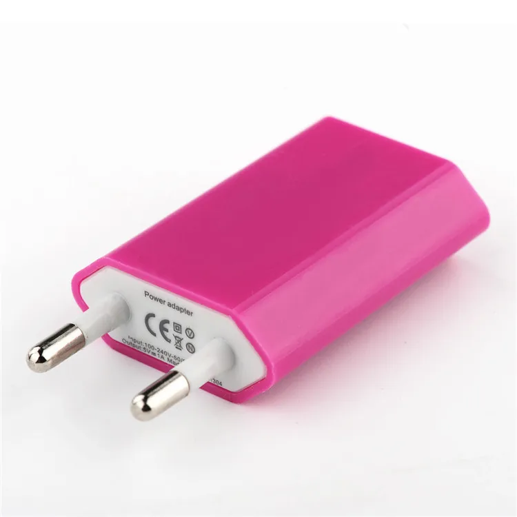 Для Xiaomi USB адаптер питания с европейской вилкой 5 В AC Micro Usb настенное зарядное устройство для Apple Iphone 6 Plus для LG htc для samsung Adaptador Usb