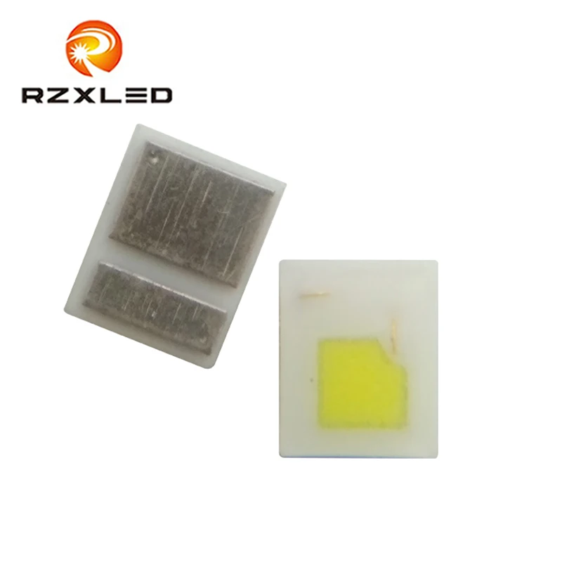 100 шт./лот светодиодный 3 Вт 5 Вт White5200k 5700 к 6000 посылка диод Size2.0* 1,6*0,7 мм
