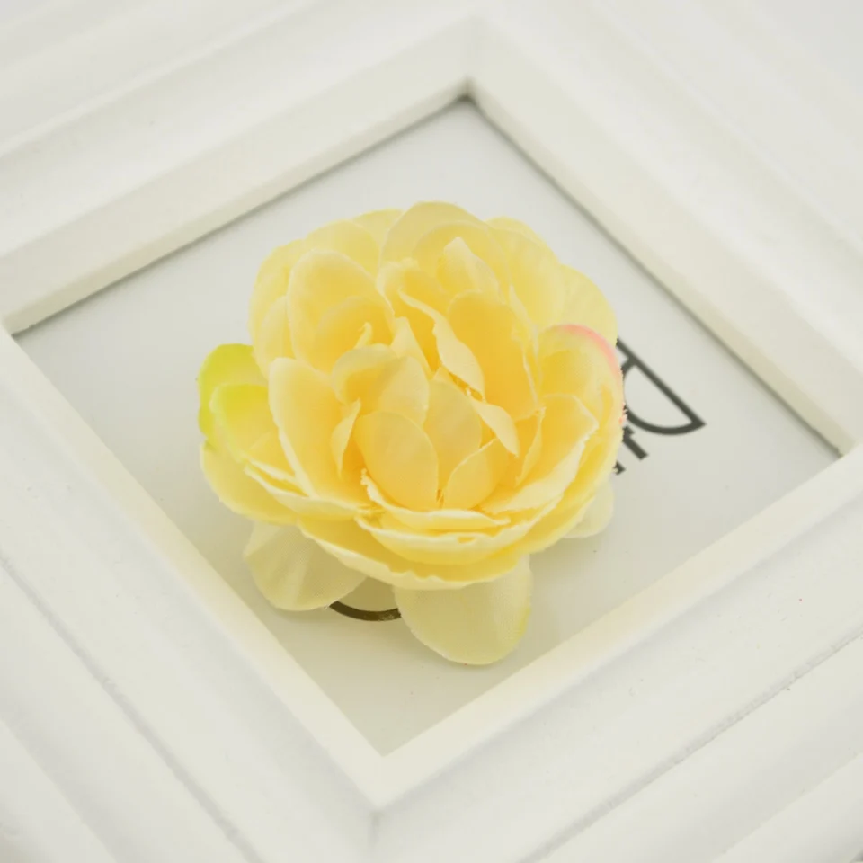 Искусственные головки цветов пиона ручной работы для украшения свадебной