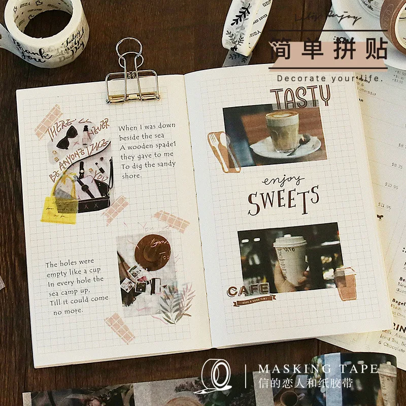 Васи лента для рукоделие Подарочная упаковка Скрапбукинг и ремесло липкая