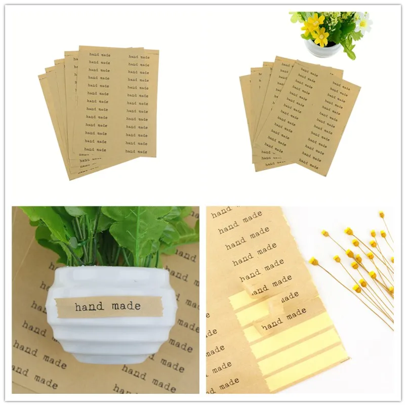 5 листов ручная работа упаковочная бумага уплотнение наклейки сделай сам для