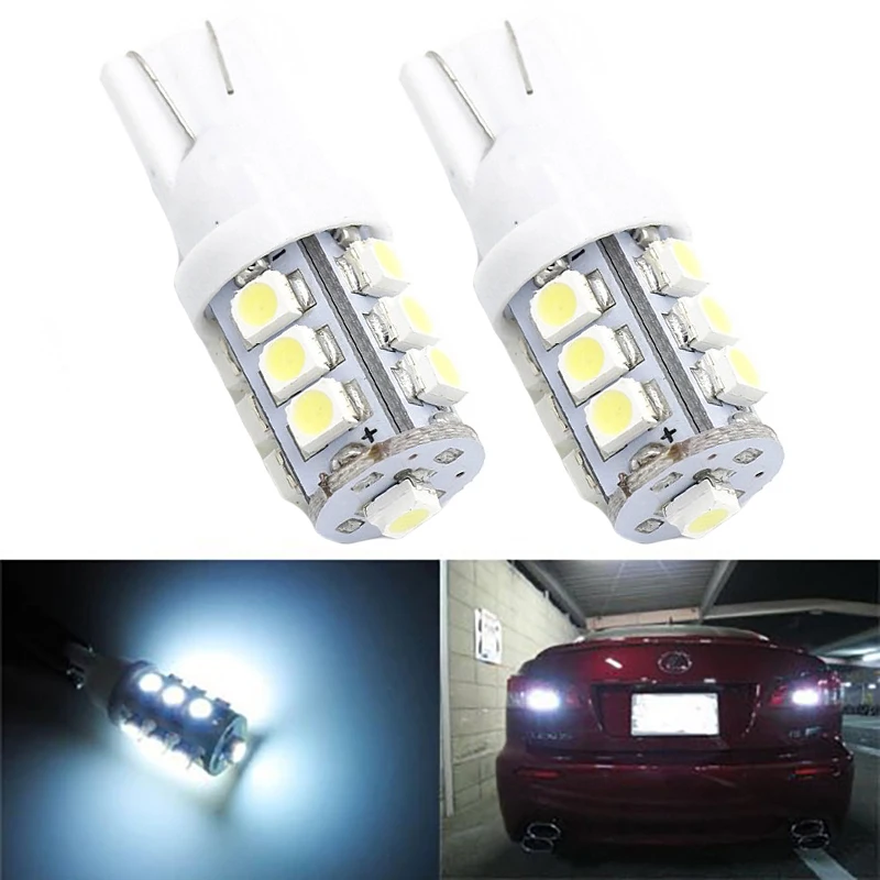 

20pcs T10 Hotsale!! 168 194 1210 3528 Car Side Wedge Light White 13 SMD LED DC12V Car Inside Reading led Light Interior Led Lamp