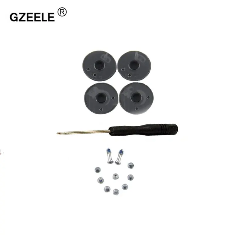 

GZEELE New Rubber Bottom Case Cover Feet Foot Kit+Screw Set+Tool for Macbook Air 11" A1370 A1465 2010-2015 years