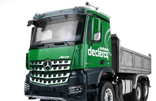 1/14 Mercedes Benz гидравлический самосвал 6X6 полный привод дифференциальный замок