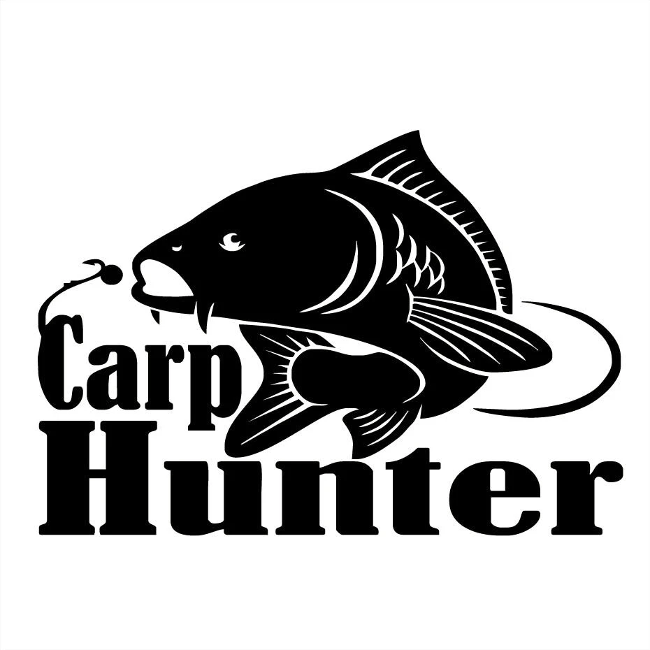

Модные виниловые наклейки на карпа Hunter Fishing, декоративные наклейки 6ZF-005