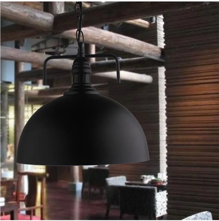 Подвесная лампа белого и черного цвета современные винтажные промышленные лампы